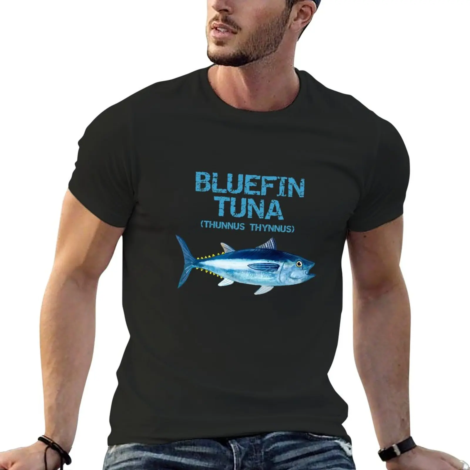 Bluefin Tuna T-Shirt anime blank t shirts quick drying shirt kawaii clothes  t shirt for men - AliExpress