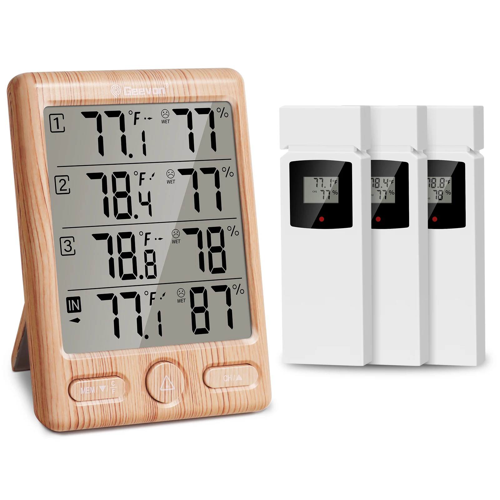 Digital Wireless Weather Station Hygrometer Indoor - Indoor Outdoor  Thermometer - Aliexpress