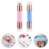 2 Pcs Nail Stamp DIY Manicure Stamper Tool Tools Jelly Silica Gel Small Polish 2