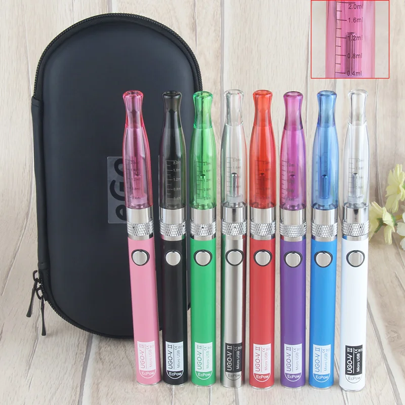 

Double Starter Kits Vaper UGO-VⅡ H2 Electronic Cigarette 650/900mah E-cigarette Vape Vapes Electronic Cigarete Complete Kit