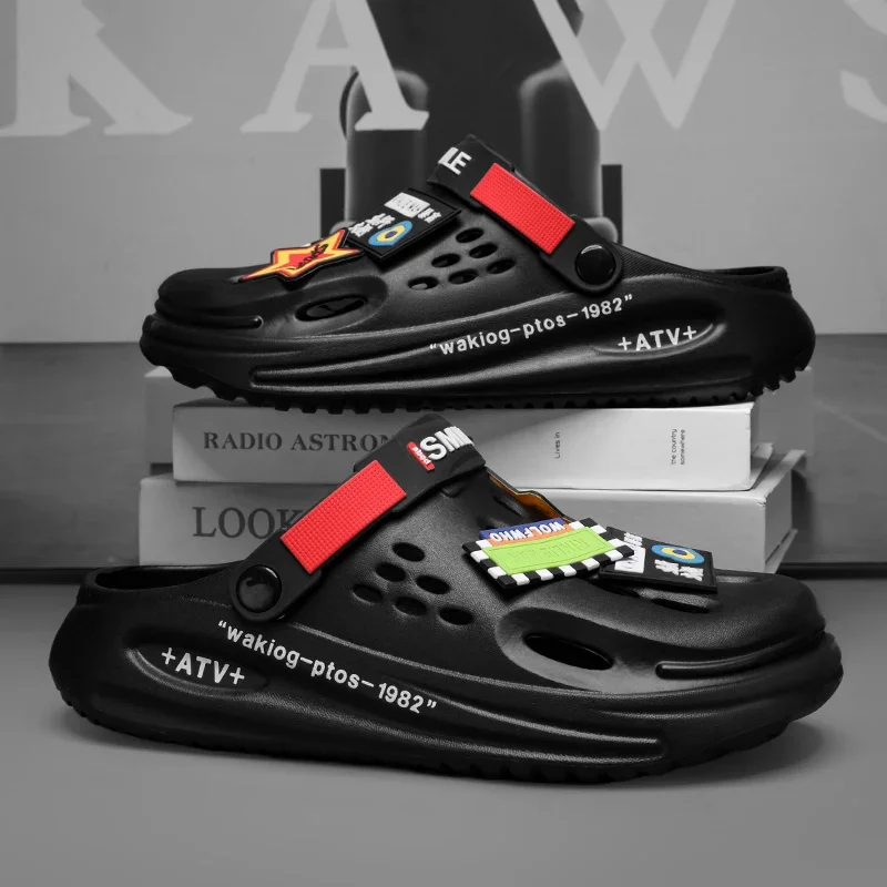 Big Size 38-47 Summer Clogs Sandals for Men New Trendy Original Design Men's and Women's Beach Slippers Garden Sandals Slides 6