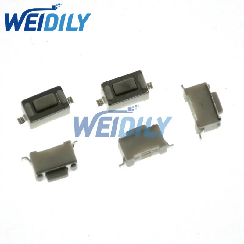 

100PCS 3*6*4.3 mm 2pin SMD Tact Switch Push Button Touch Micro Switch 3x6x4.3H White Button