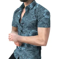 Men's Check Shirts 2024 Summer Cool Casual 3d Print Hawaii Beach Shirts Lapel Short Sleeve Shirt Street Tops Men Women Clothes 1