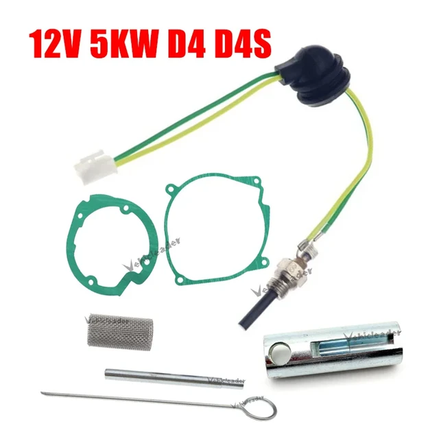 Bougie de préchauffage pour voiture, pour Eberspacher Airtronic D2 D4 D4S  24V 252070011100 + écran + clé + joint de brûleur + joint de moteur -  AliExpress