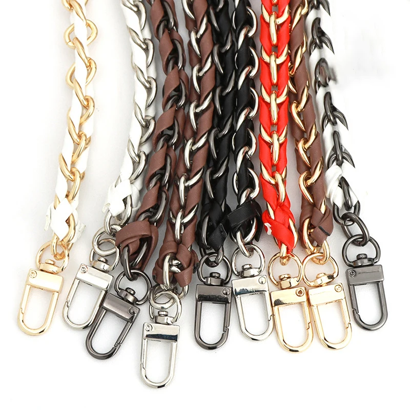 120cm Purse O-shaped Chain Strap Crossbody Handbag Chains Replacement Leather Shoulder Bag Straps Diy Women Girl Bag Accessories