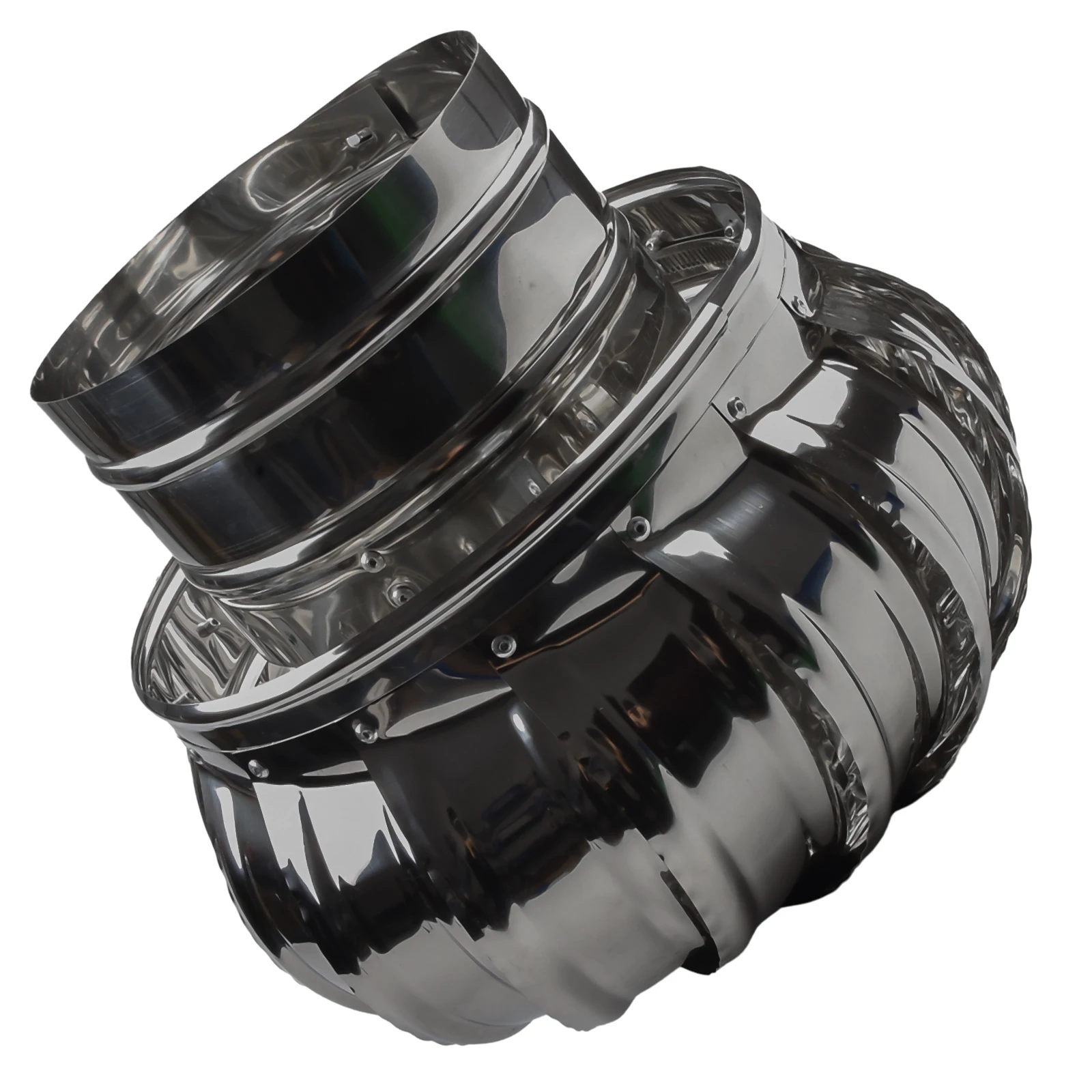 Rotating Chimney Cowl Cap Enhances Air Extraction Protects Flues and Ventilation Pipes Stainless Steel