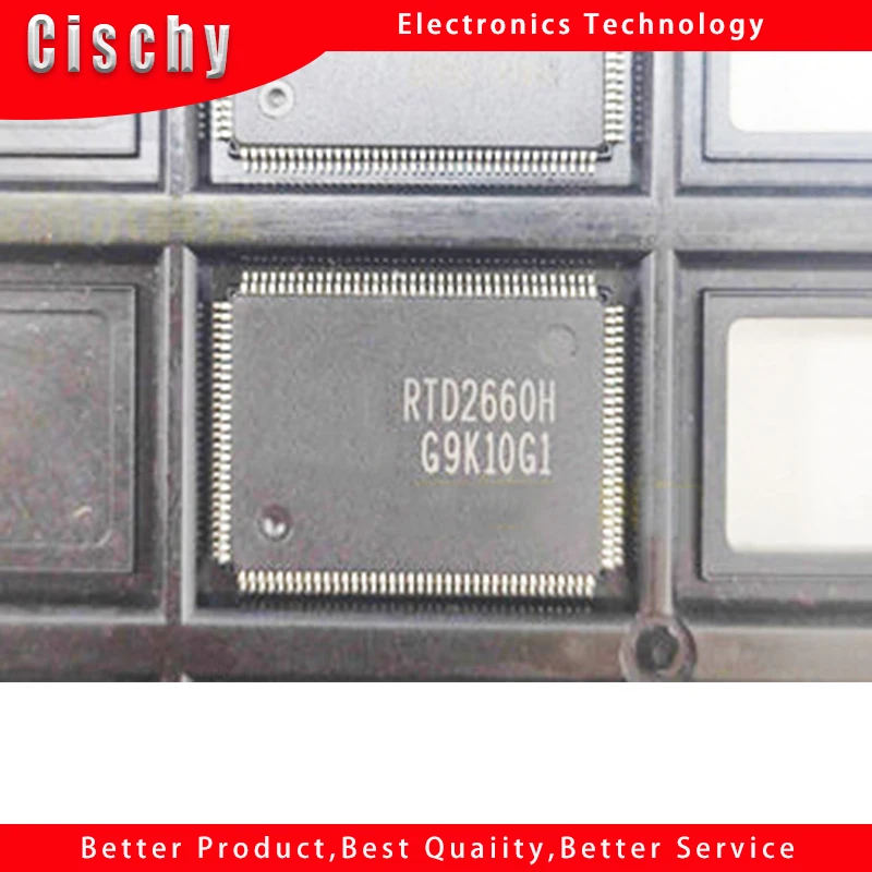 

1PCS/lot RTD2660-GR RTD2660 High-definition LCD color TV decoding chip QFP128 In Stock