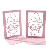 2pc Hello Kitty Bookends Pink Heavy Duty Bookends Metal Bookend Office Supplies For Book Lovers Book Rack Home Office Book Stand 2