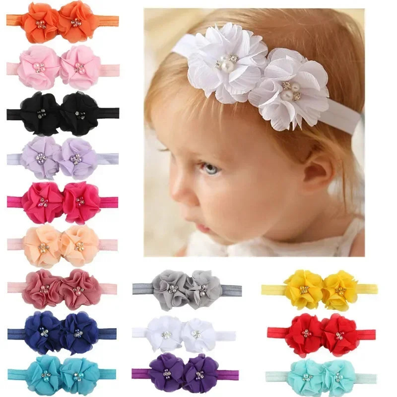 Hair Accessories Hair Headband Accessories Cute Baby Girls Flower Nylon Headband