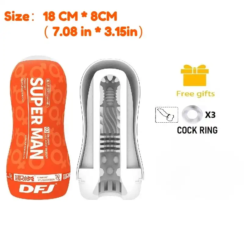 same day delivery sex toys Male Masturbator Realistic Mouth Pussy Blowjob Stroker-Sex-Toy for  Men-Oral-Doll main image 1
