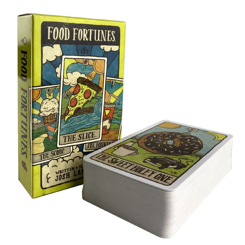 

Food Fortunes Tarot Cards Leisure Entertainment Fate Divination Chess Game Deck And Various Of Oracle Selection Board