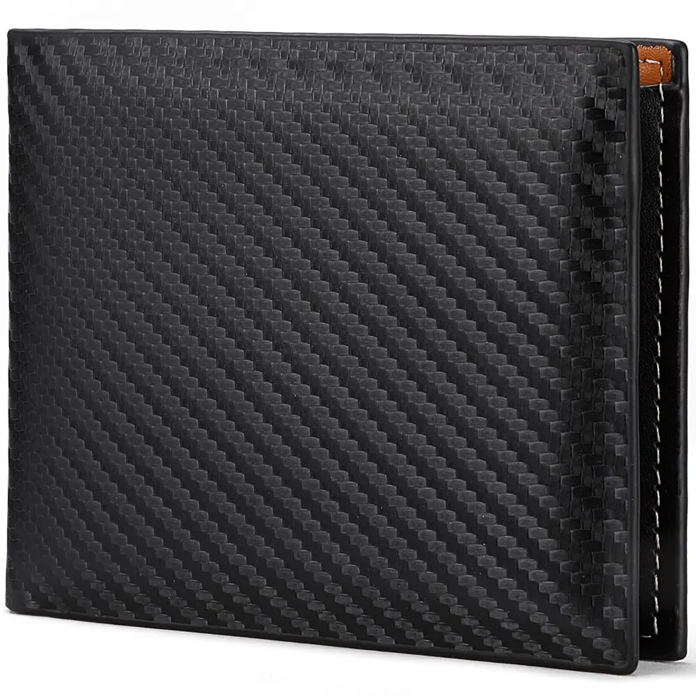 2026 Men's Carbon Fiber Short Wallet image 3