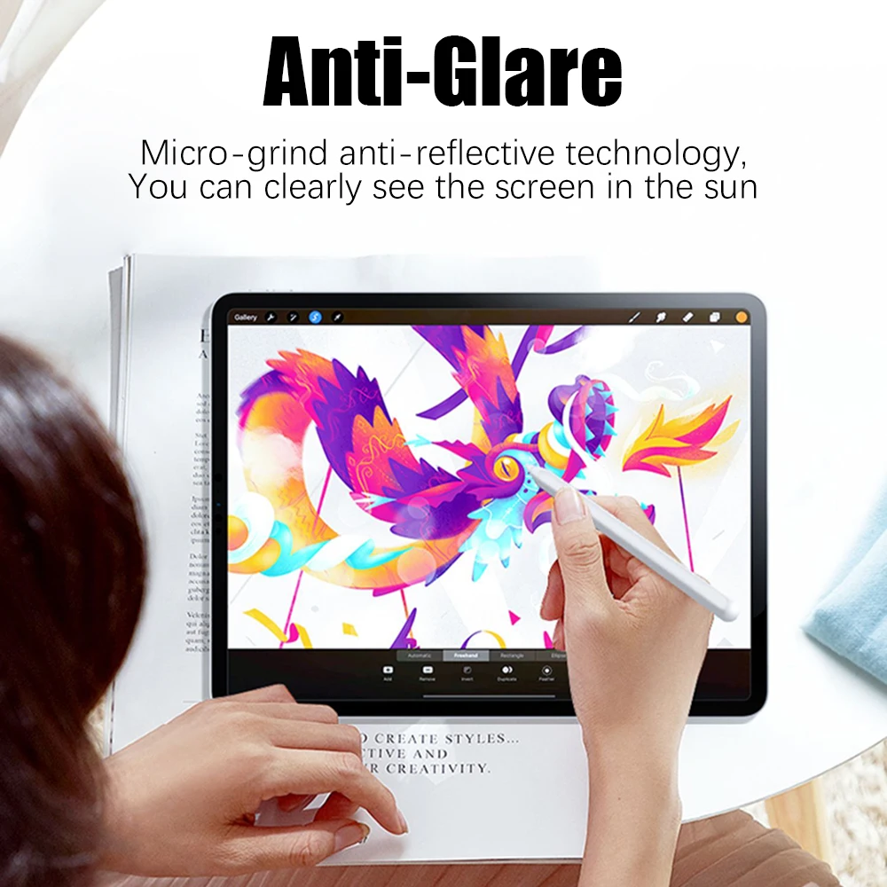 Paper Film Screen Protector para Ipad Pro Matte Film Writer Like Paper 10th Generation Air 9th 8th 7th 10.2 Mini 12.9 11 2023 2023 - Imagem 4