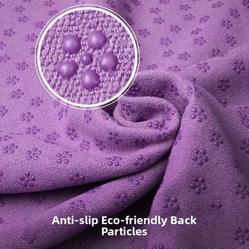 Mermaid Point Ultra-Fine Non-Slip Yoga Towel with Net Bag