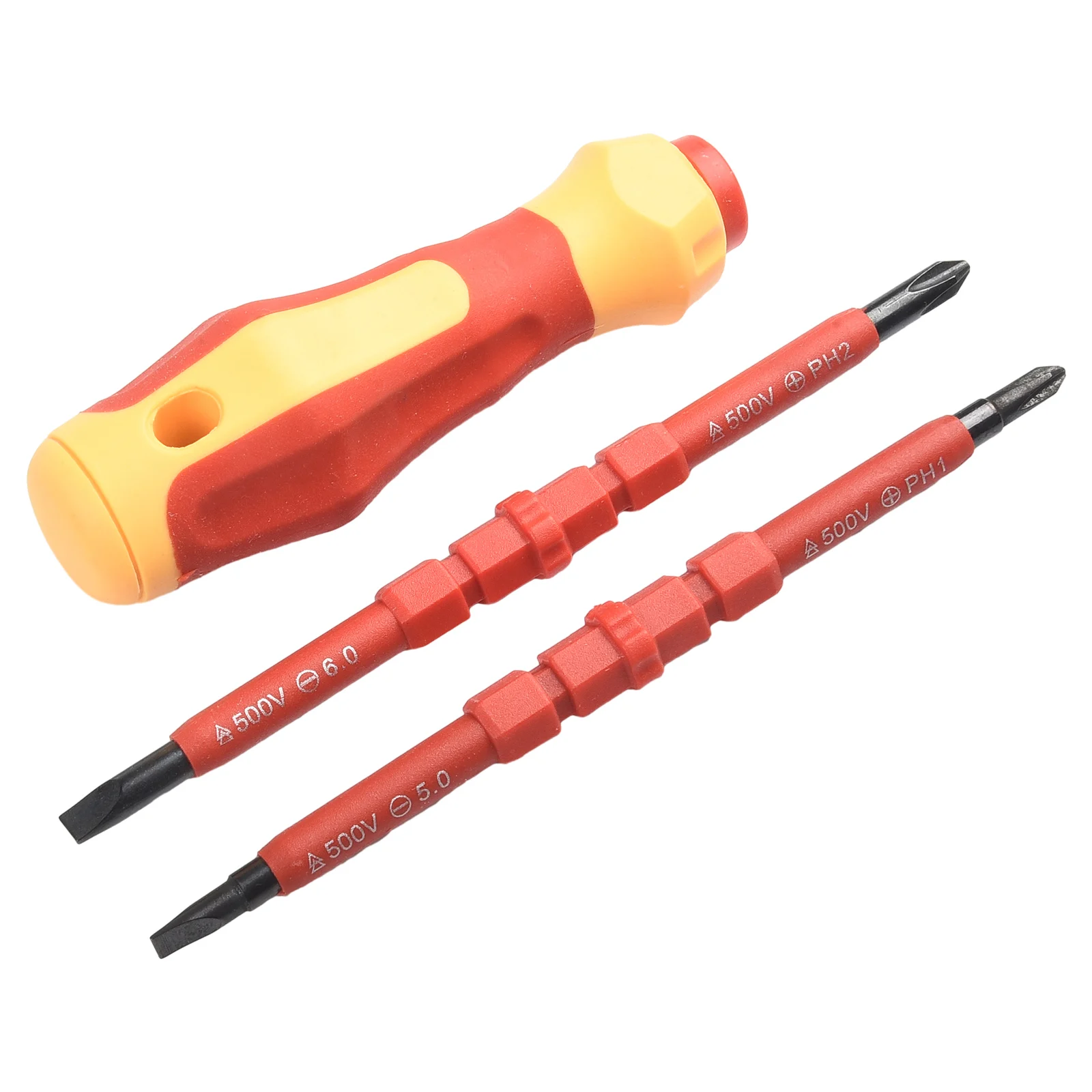 

Hand Tool 3PCS/set Multi-Purpose Electricians Slotted Cross Magnet Screwdriver Bit Nut Repaire With Handle Chrome Vanadium Steel