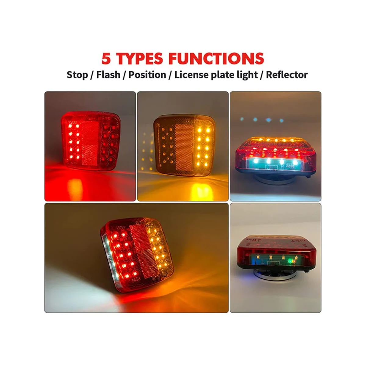 

LED Tail Light Side Light LED Warning Light Car Tail Light Turn Indicator Automotive