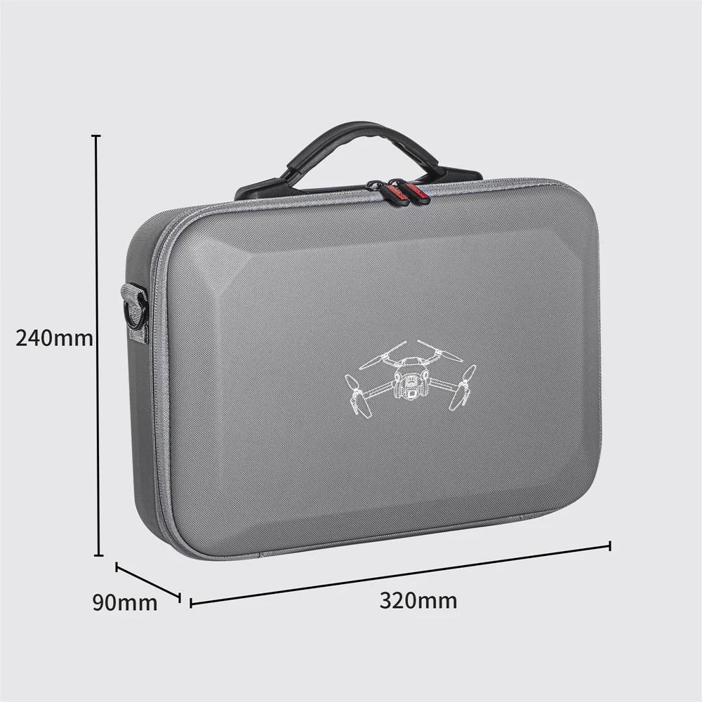 For DJI Mini 4 Pro Portable Bag RC2 Remote Control Strap Crossbody Hand Drone Camera Storage Durable Carrying Case Accessories images - 6