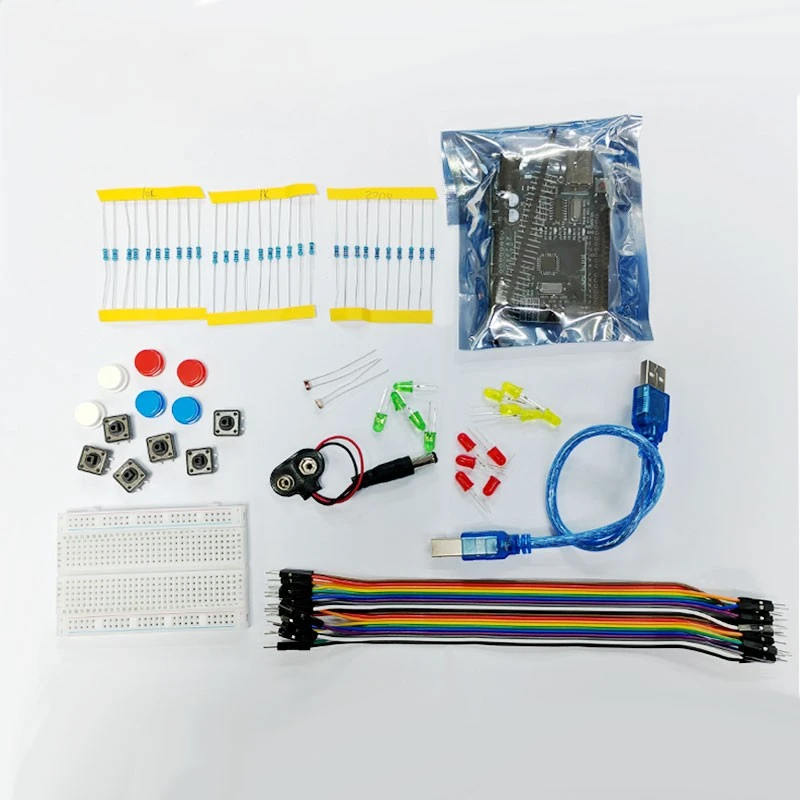 Starter Kit Per Uno R3 Mini Breadboard Led Jumper Wire Button Per Arduino Kit Fai Da Te School Education Lab