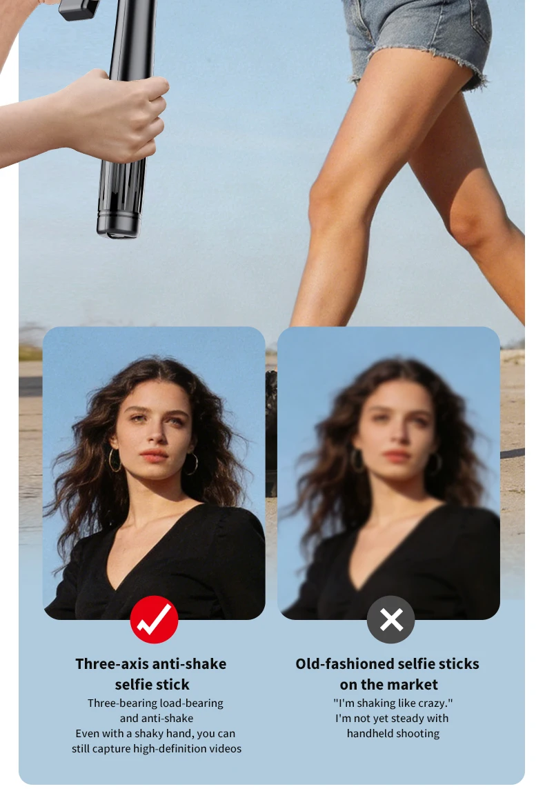 Ai Phone Tripod With Auto-rotation And Remote Control For Vlogging_voghion.com