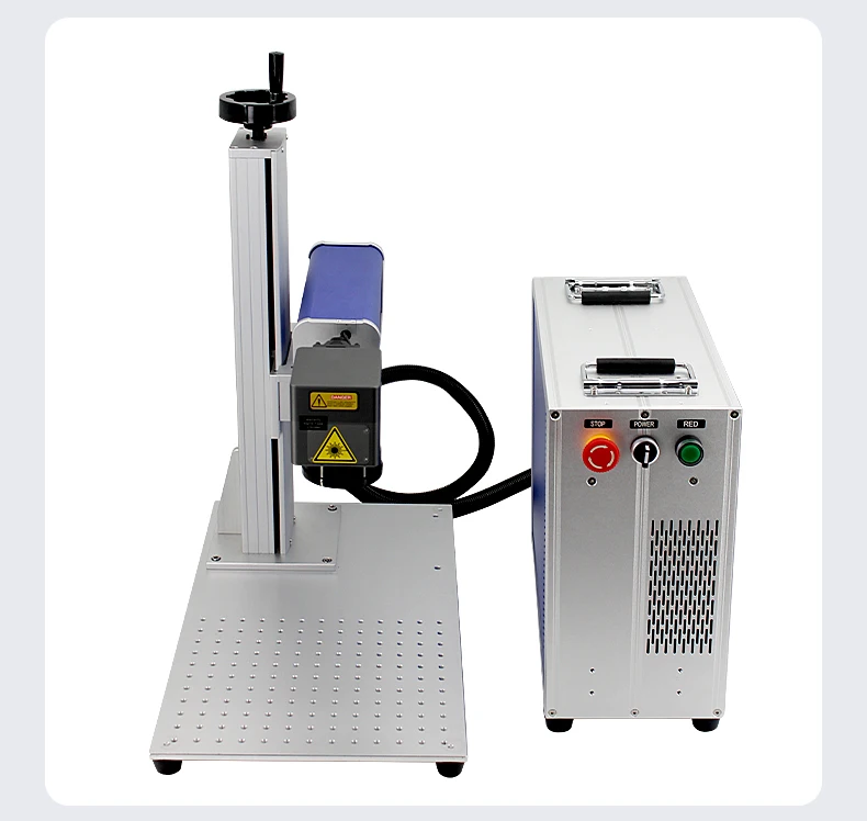 30W 50W Rotary Fiber Laser Marking Machine