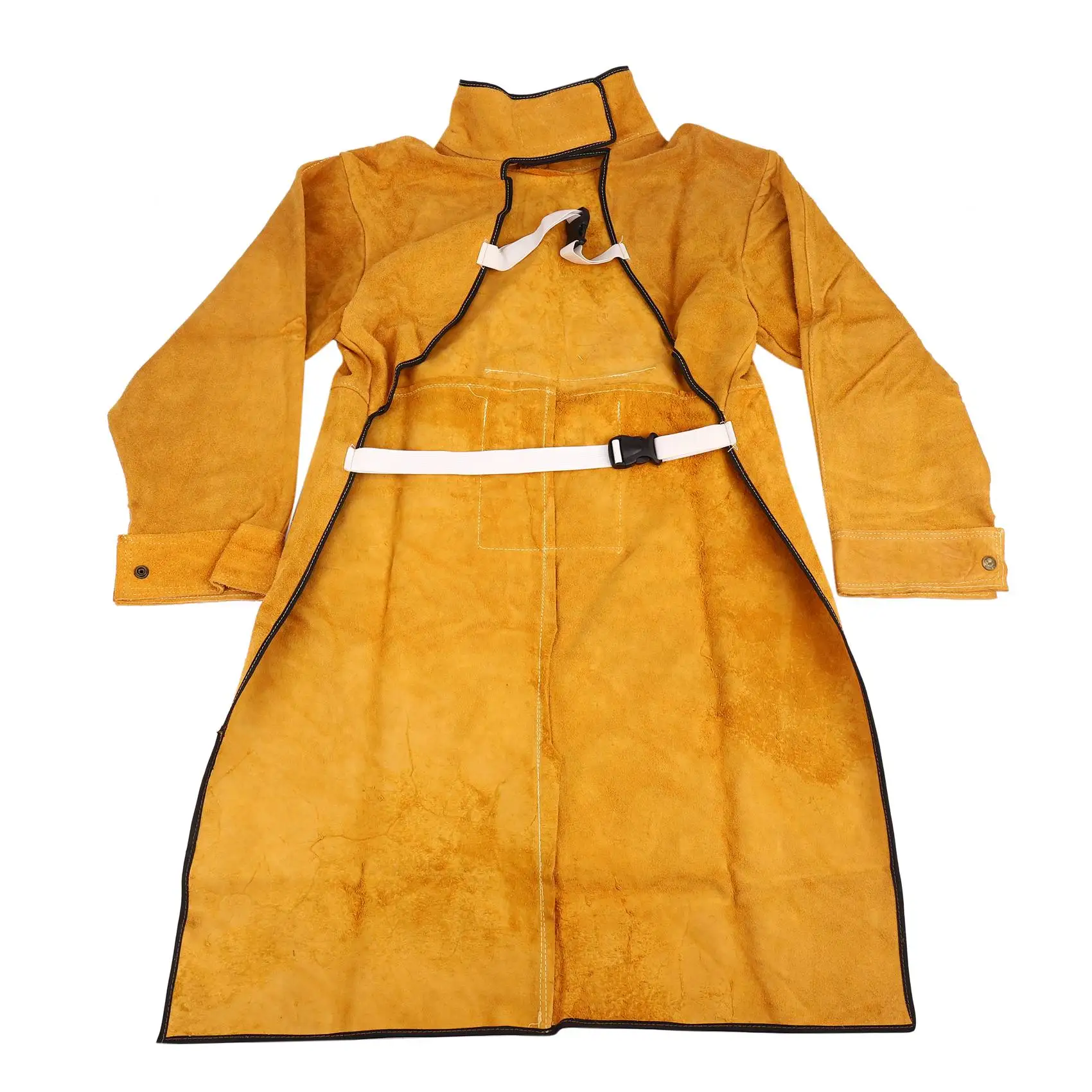 120cm-welding-apron-flame-retardant-long-sleeve-welder-protective-clothing-split-leather-fire-resistant