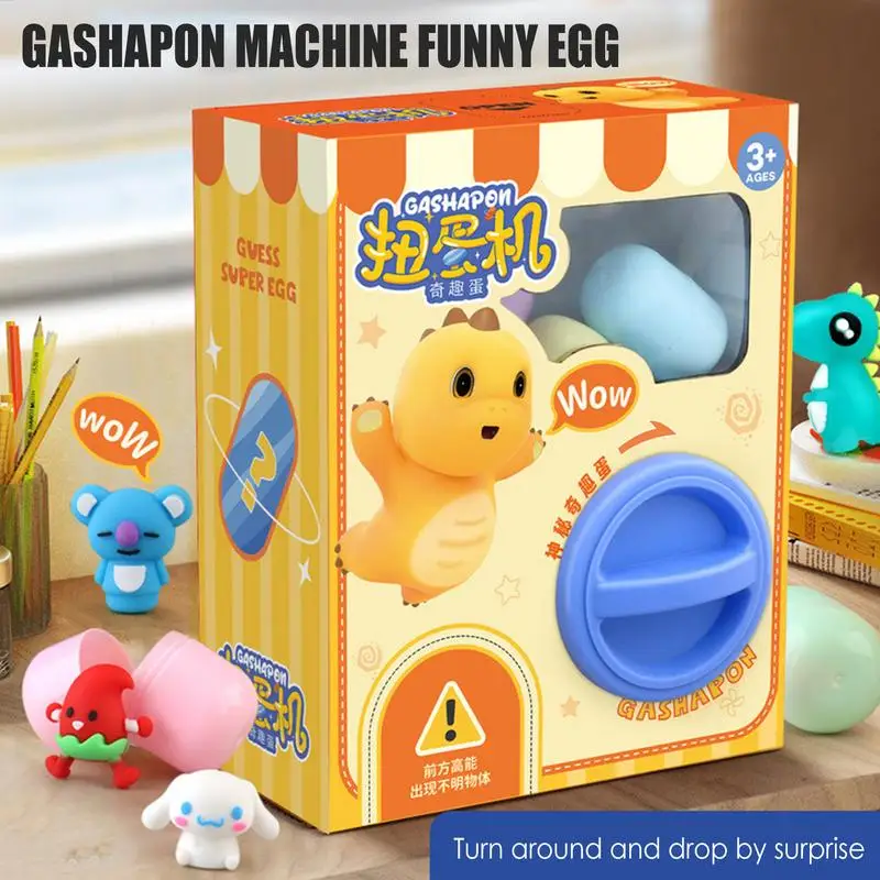 Children's Pet Story Gashapon Machine Egg Twisting Machine Household Mini Cartoon Doll Twisted Egg Blind Box Girl Christmas Gift 4