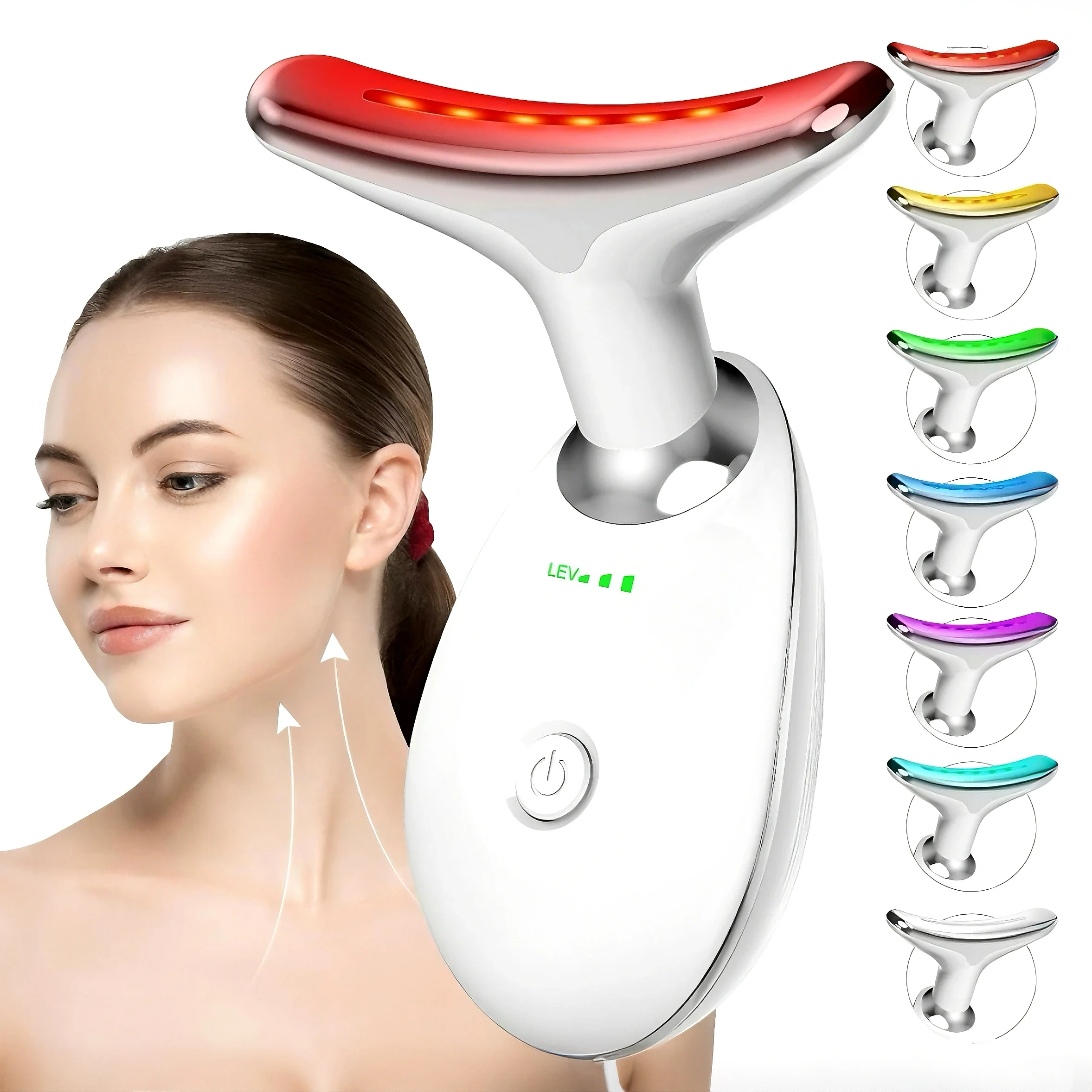 Beauty Device Neck Wrinkle Massage 7-Color Light