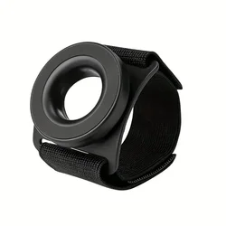 Enhanced Magnetic Phone Holder with Wrist Strap Arm Mount (Black)