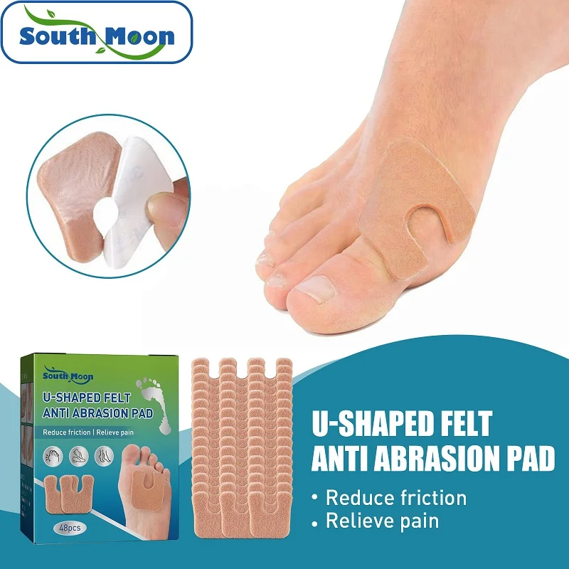 

Felt Forefoot Metatarsal Pads Pain Relief Orthotics Foot Massage Anti-slip Protector Soft High Heel Elastic Cushion Foot Care