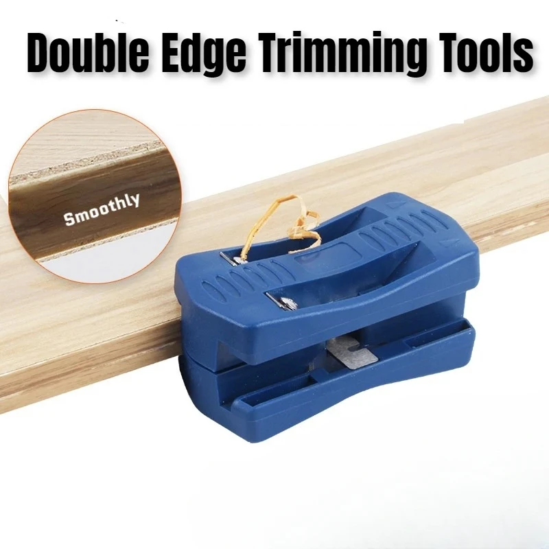 Double Edge Trimmer Side Banding Machine Wood Head Tail Trimming for Plastic PVC Plywood Manual Woodworking Hand Tools