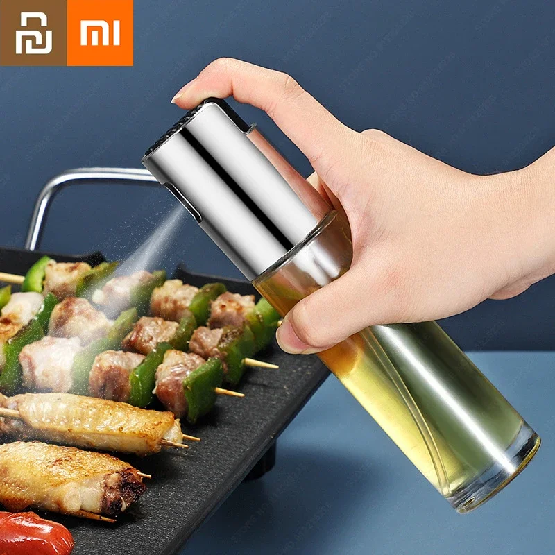 Xiaomi Kitchen Oil Sprayer Bottle Griglia In Acciaio Inossidabile Spruzzatore Per Barbecue Pompa Per Dispenser Di Olio Pentola Per Olio Pentole Per Ba