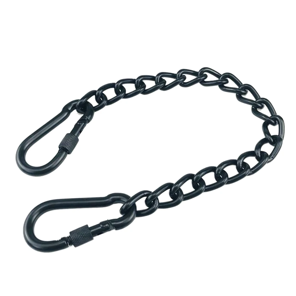 

Home Stainless Steel Swing Camping Hanging Chair Safety Easy Install Indoor Outdoor Adjustable With Two Carabiners Hammock Chain