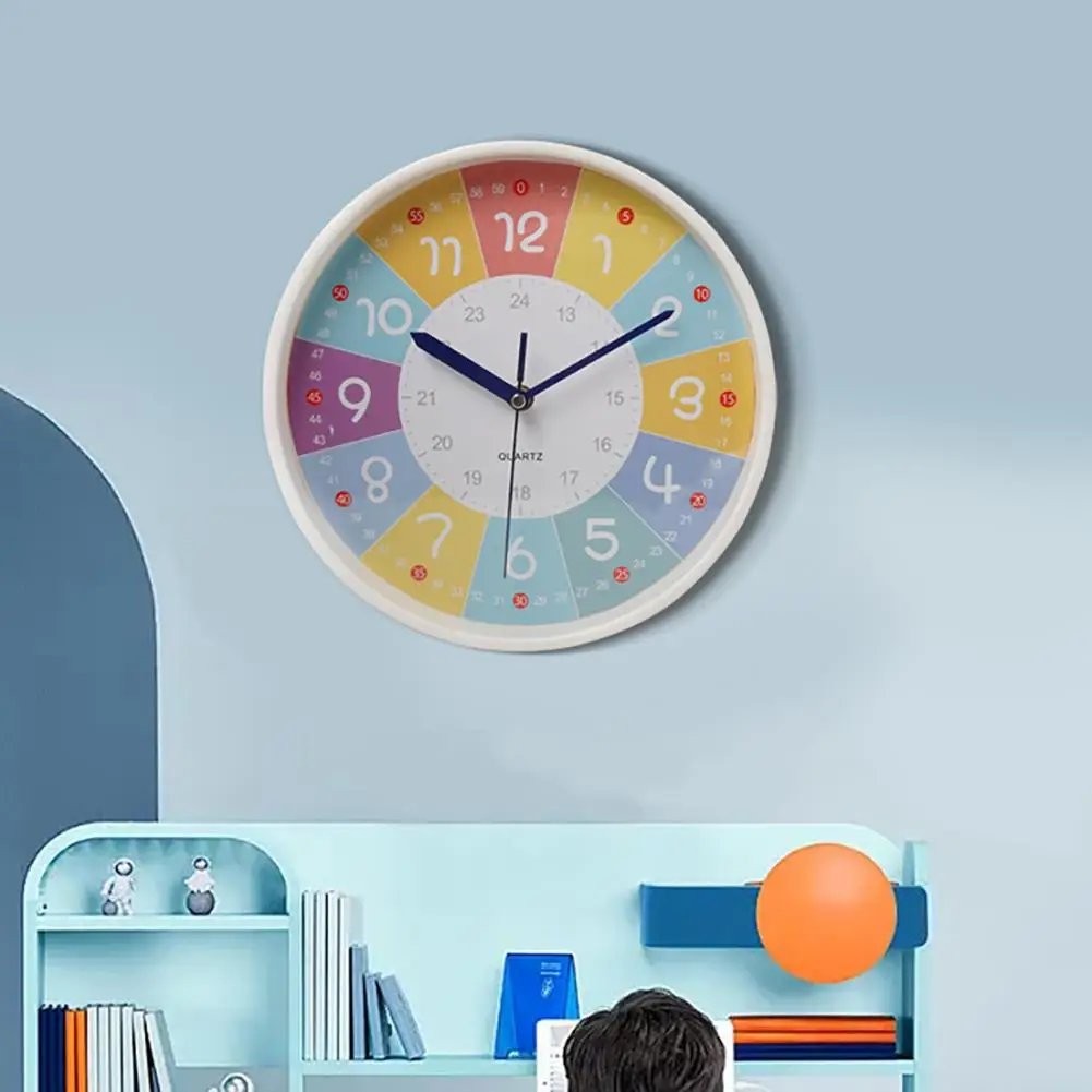 Silent Wall Clock Bedroom Wall Clock Kids Bedroom Room Silent Wall