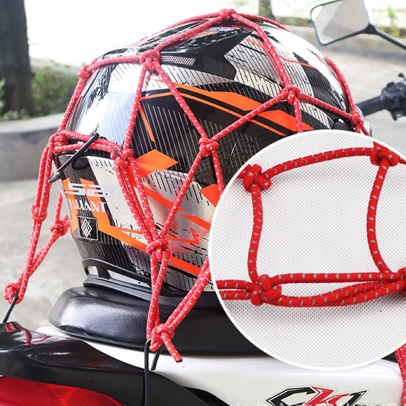 1 Pcs Motorcycle Luggage Net motorcycle cargo net motorcycle luggage net Helmet Mesh Fuel Tank Storage Rubber Band Luggage Compaction Storage Cargo Sorting Net