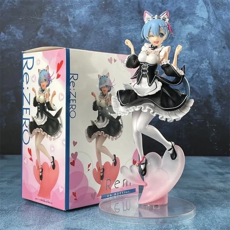AnimeReZEROStartingLifeInAnotherWorldRemCatEarVer18PVC