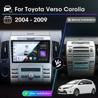 Srnubi автомобильный радиоприемник для Toyota Corolla Verso 2004-2010 беспроводной Carplay Android auto 4G автомобильный мультимедийный плеер DSP HDMI OUT 2 Din — изображение 2