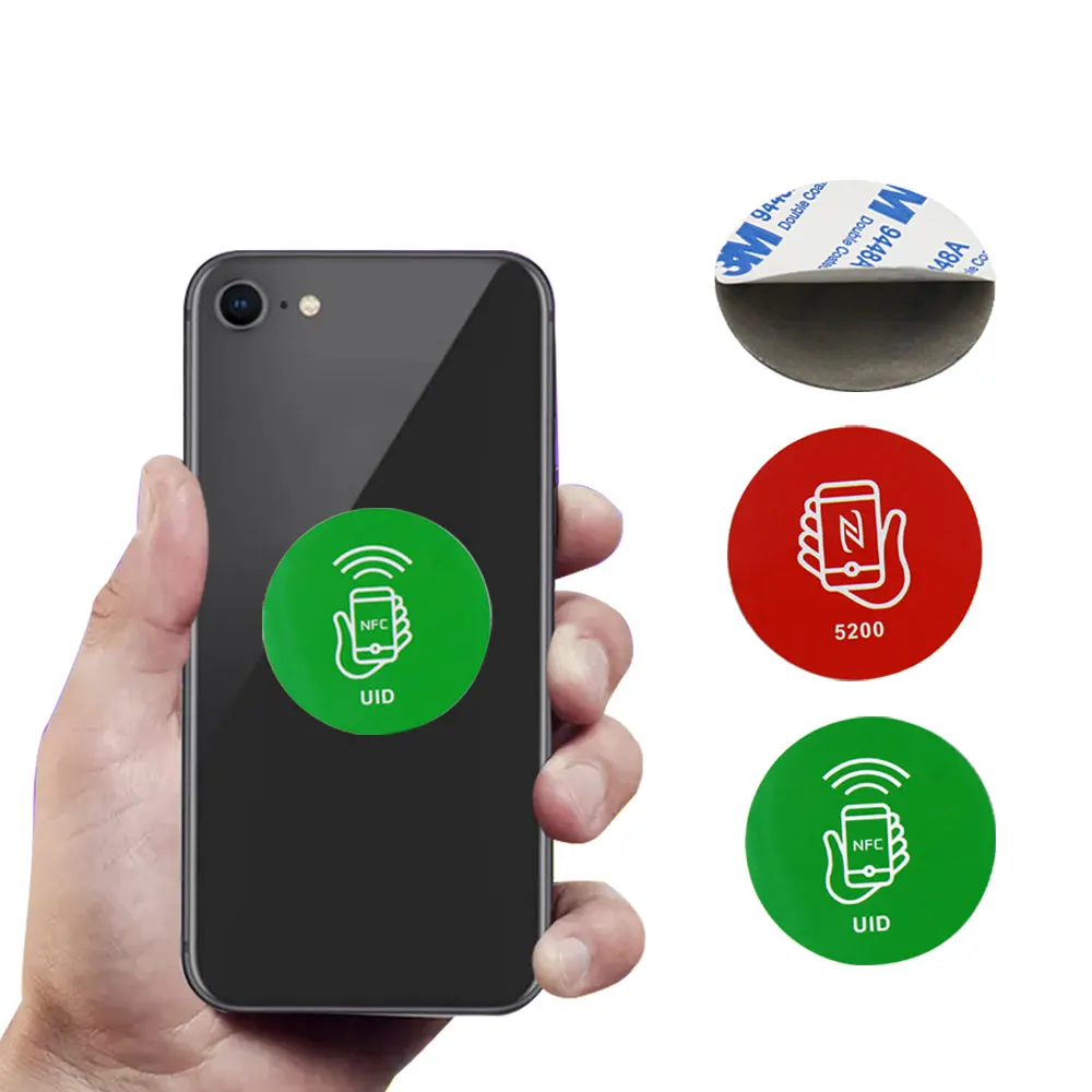 10pcs/50pcs 125Khz/13.56mhz 복제 가능한 RFID 카드 EM5200 T5577/ UID 간섭 방지 모바일 스티커  쓰기 가능 태그 스티커 라벨-Freehip.co.kr