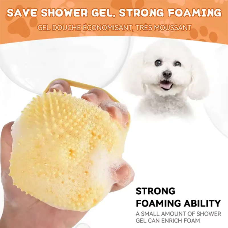 Multifunctional Pet Bath Massage Brush 5