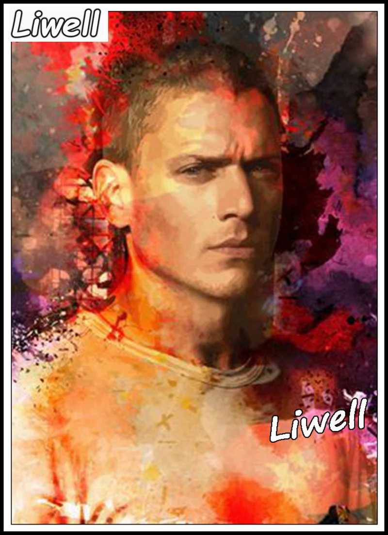 Prison Break Wentworth Miller Diamond Mosaic Painting Tv Series