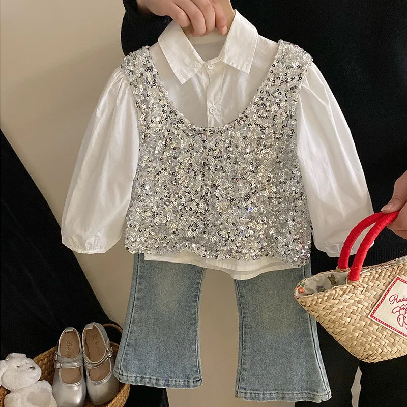 Sparkle Baby Vest Outfit 2