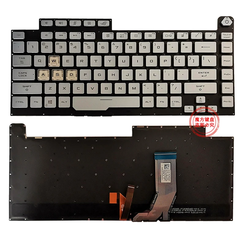 Eua Teclado Inglês para Asus Rog Strix Scar Iii G512 l Plus G531 S531gt G531g Gl531 G531gv G531gu G531 G532 l ru sp fr - Imagem 4