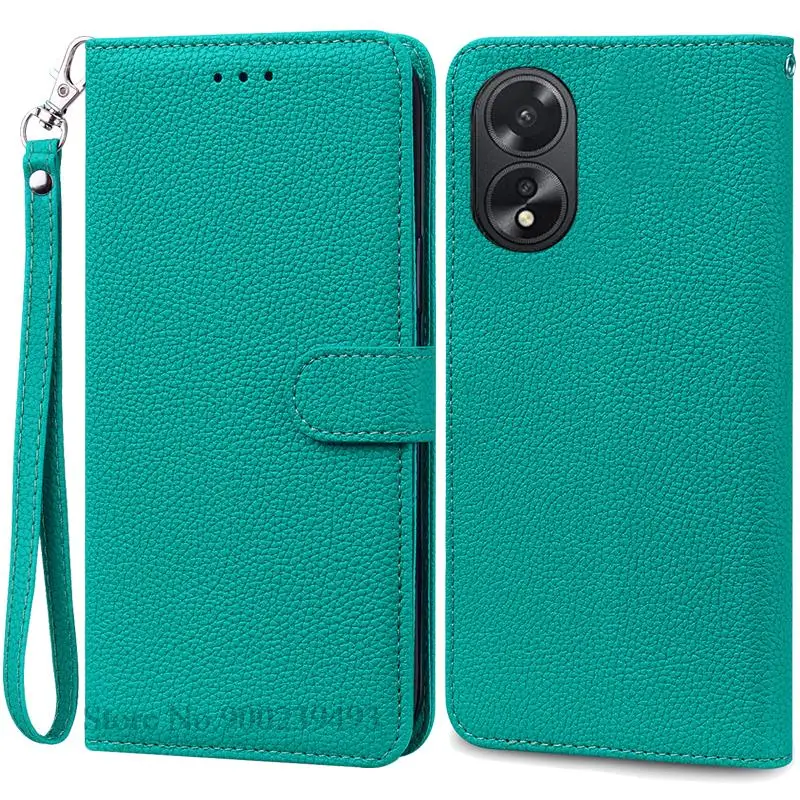 Leather Flip Wallet Phone Case with Silicone Cover - Elegant Design