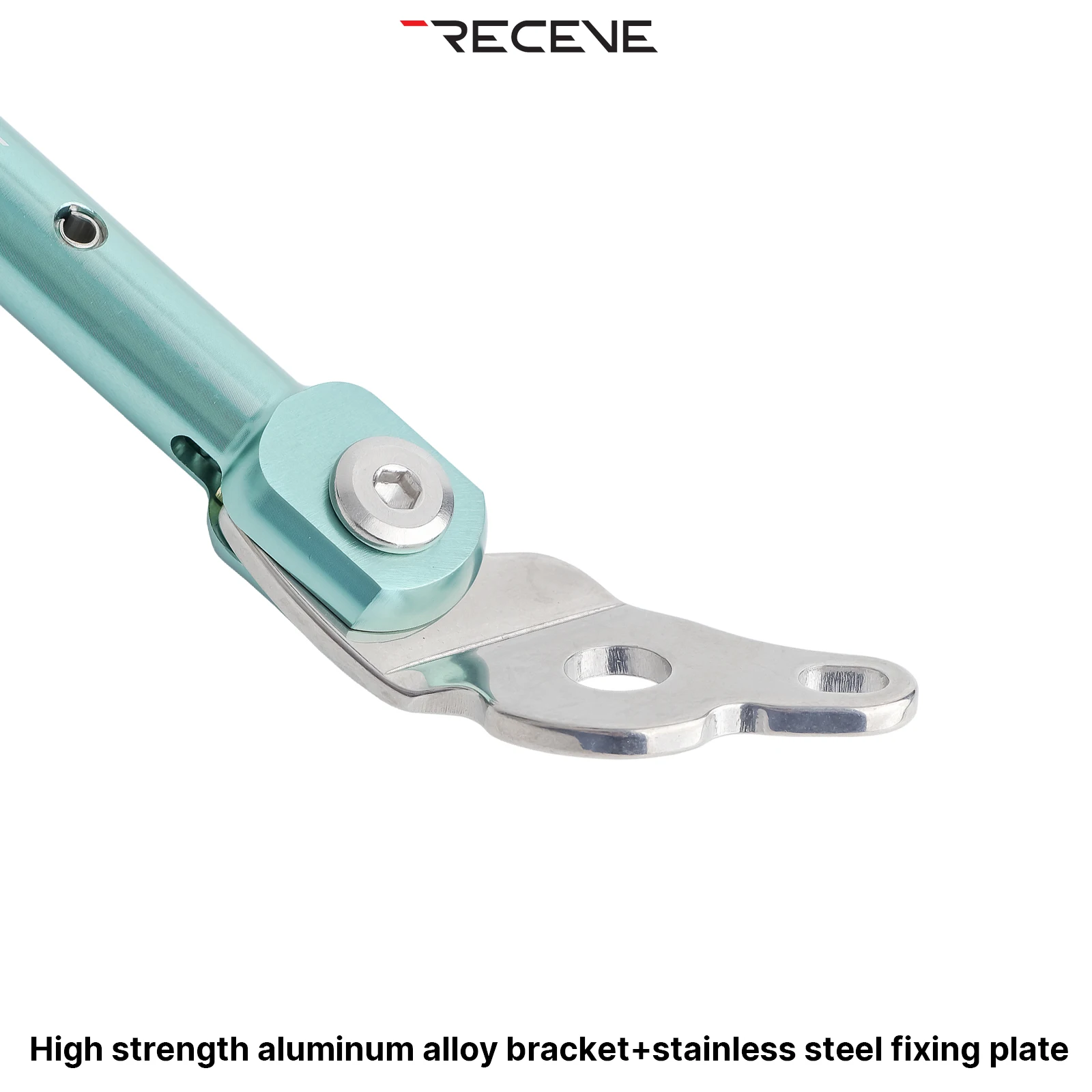 RECEVE Folding Bicycle Kickstand 406 Aluminum Alloy Foot Support Bike Kickstand Parking Stand Footrest for FNHON Gust 20inch