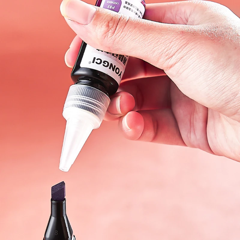 Black Oily Ink Refill Liquid for Universal Touch Markers
