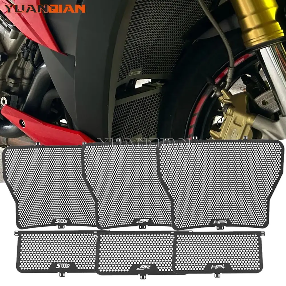 

For BMW HP4 S1000RR 2009-2014 S1000R 2014-2020 Motorcycle Radiator Guard Grille & Oil Cooler Guard Set S 1000 R/RR Accessories