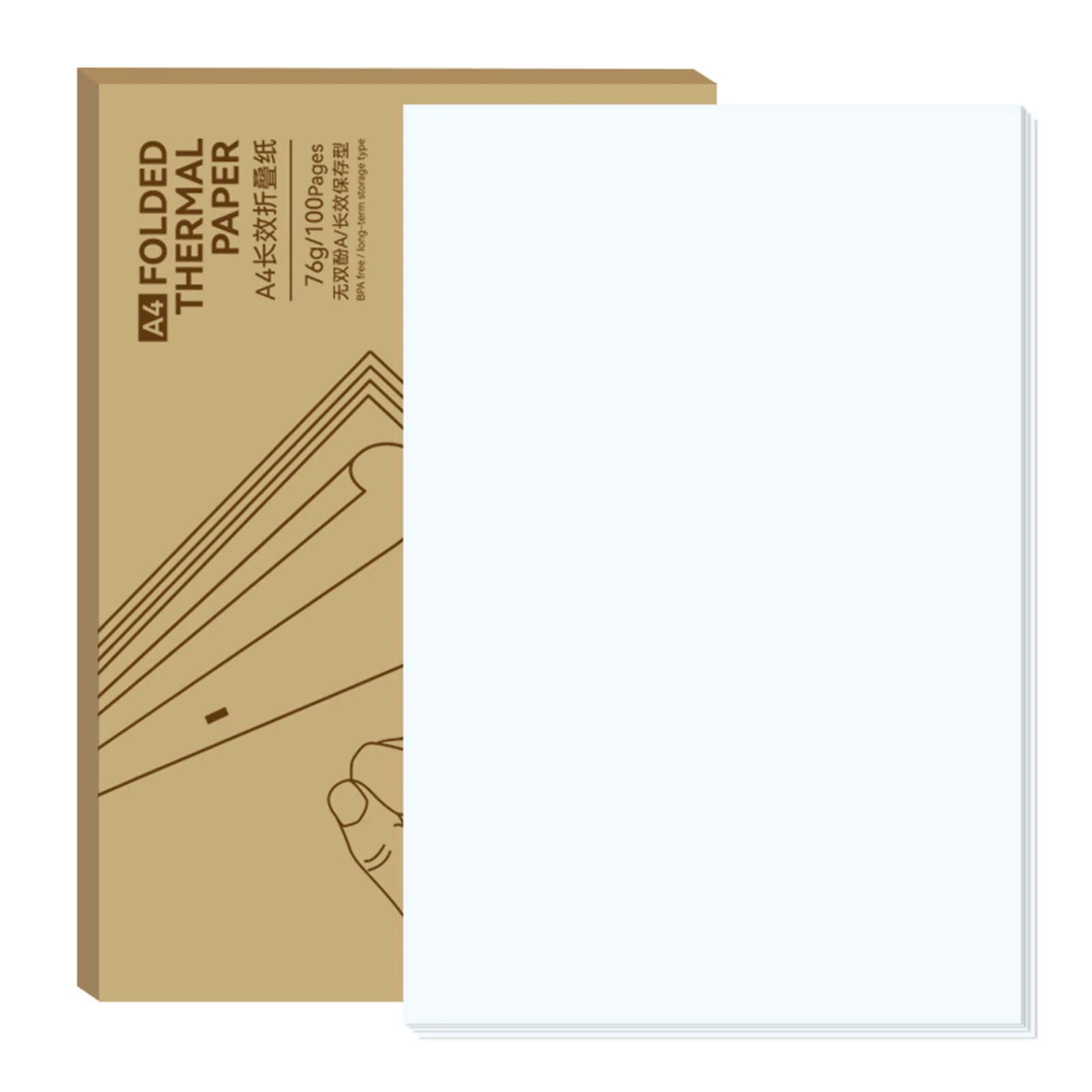 PeriPage-Imprimante thermique à séchage rapide, compatible avec PeriPage A40, papier thermique, parfait pour photo, image, reçu, mémo, fichier PDF