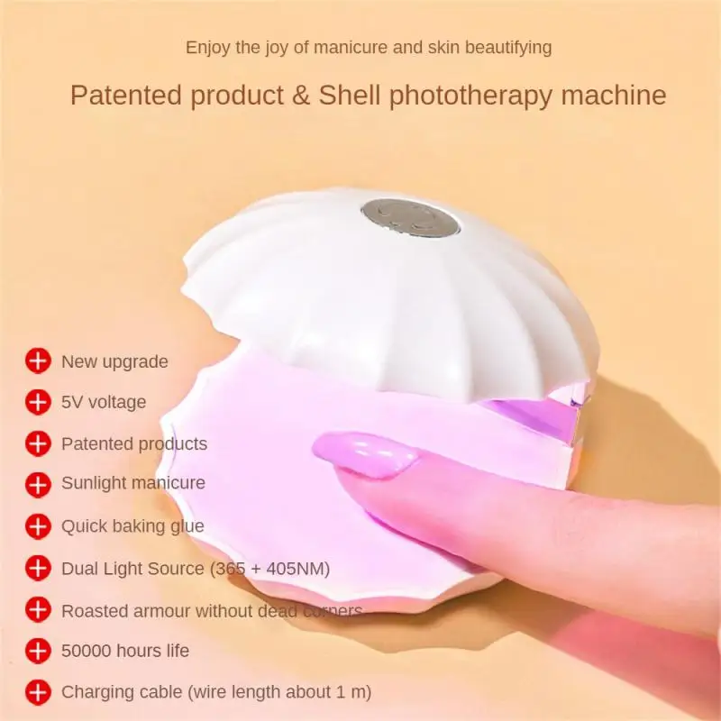 

UV LED Lamp 18W Nail Dryer For Machine Portable USB Cable Home Shell Nails Light UV Gel Varnish Curer Lamp Nail Art Drying Tools