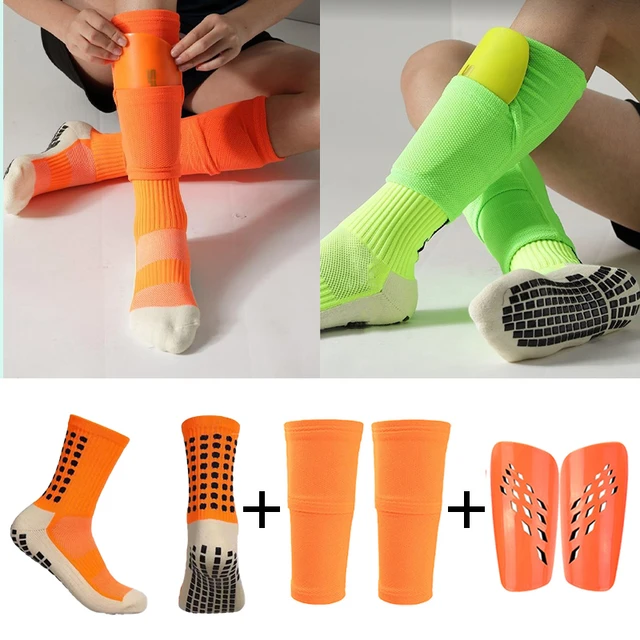 Protège-tibias de football élastiques pour adultes et enfants,  couvre-jambes grande taille, manches de mollet, coussinets de football de  sport, équipement de protection de balle de coup de pied - AliExpress