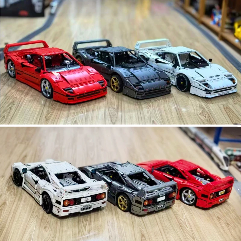 

IN STOCK Customized MOC 140629 F40 Sport Car 1:8 Mode 4026pcs High-tech Technology Accessory Building Blocks Bricks Toy Ferraril