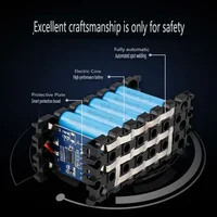 Batterie au lithium 12V 6Ah-21Ah 18650, 3S7P, rechargeable, pour énergie solaire, véhicule électrique, chargeur 12.6v 3A 5